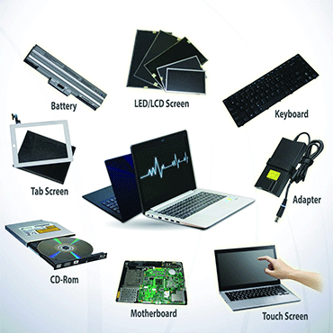 dell laptop spares and accessories in chennai